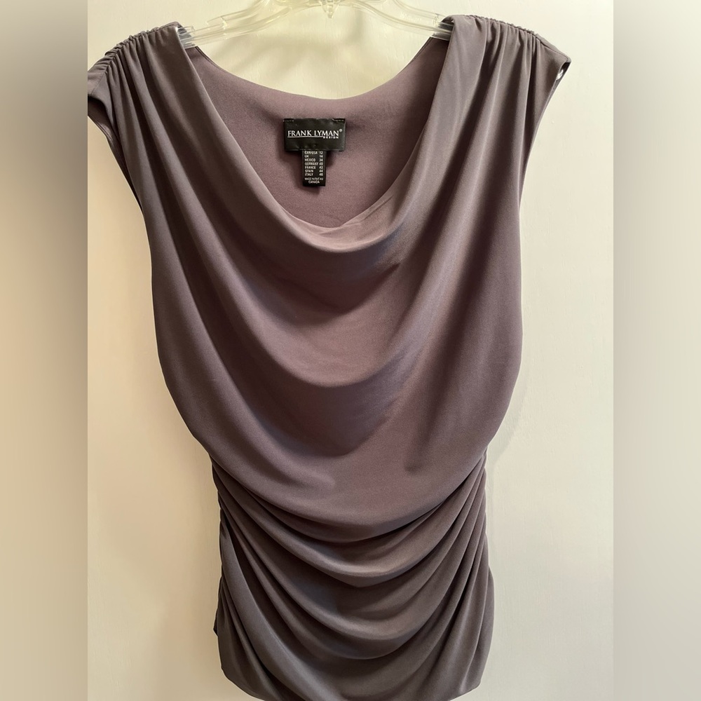 Frank Lyman shirred top